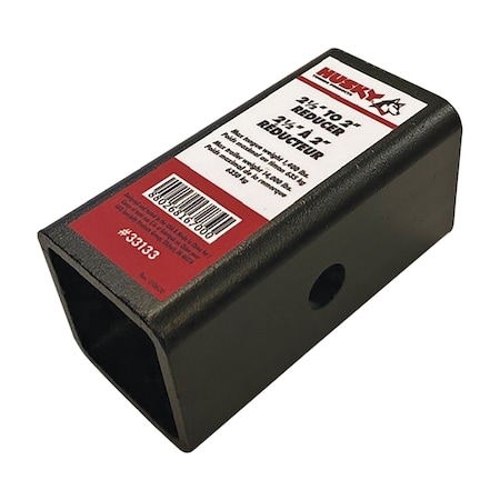 Husky Towing 33133; Receiver Tube Adapter; 2-1/2 in to 2 in; Steel 33133